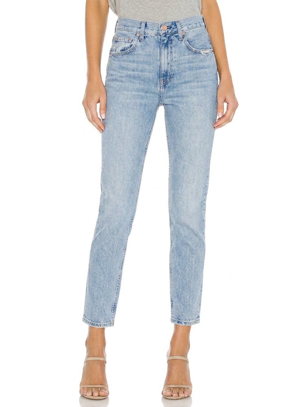 Trave Kai High Rise Cigarette Jeans Straight Shooter